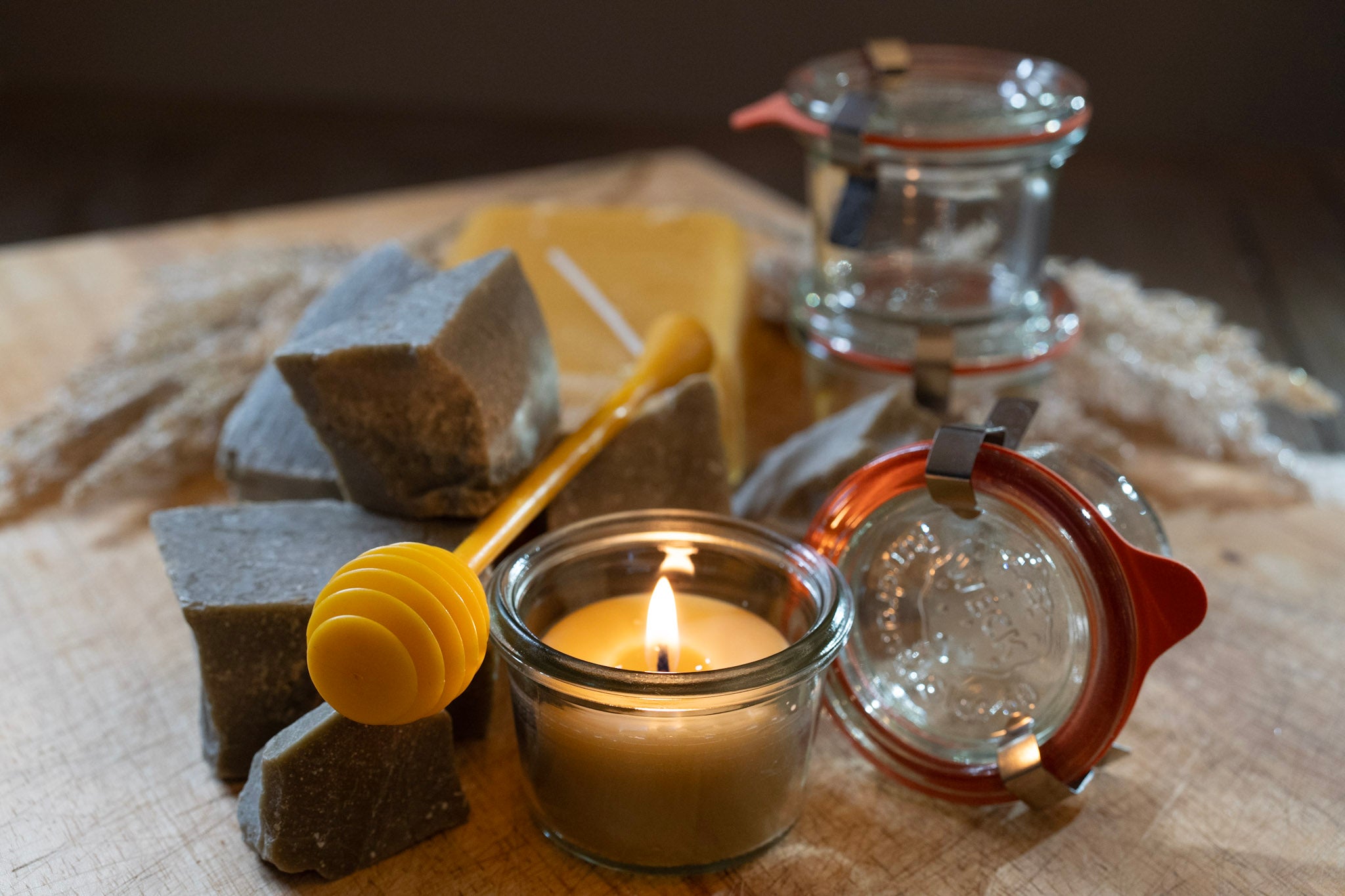 Beeswax & Bayberry Candle Ritual Kit